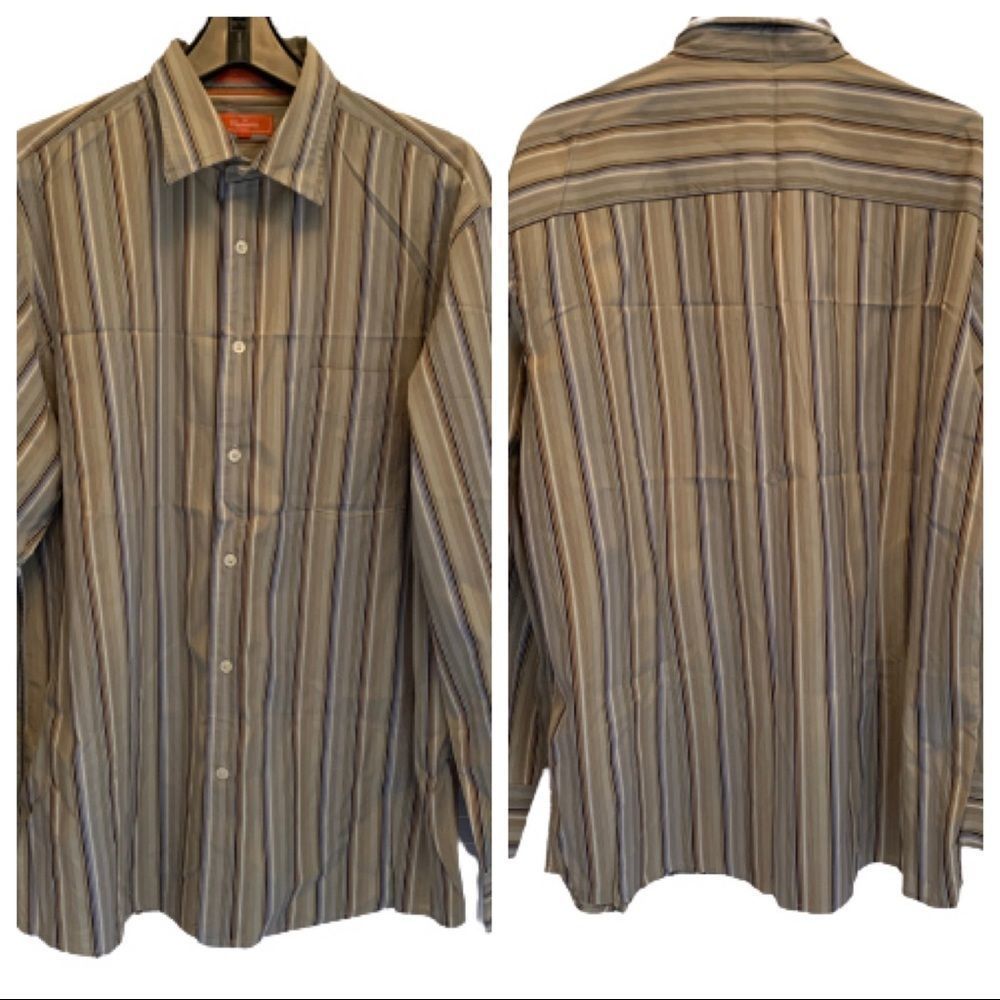 Faconnable mens LS shirt size L
Excellent Pre-owned Condition